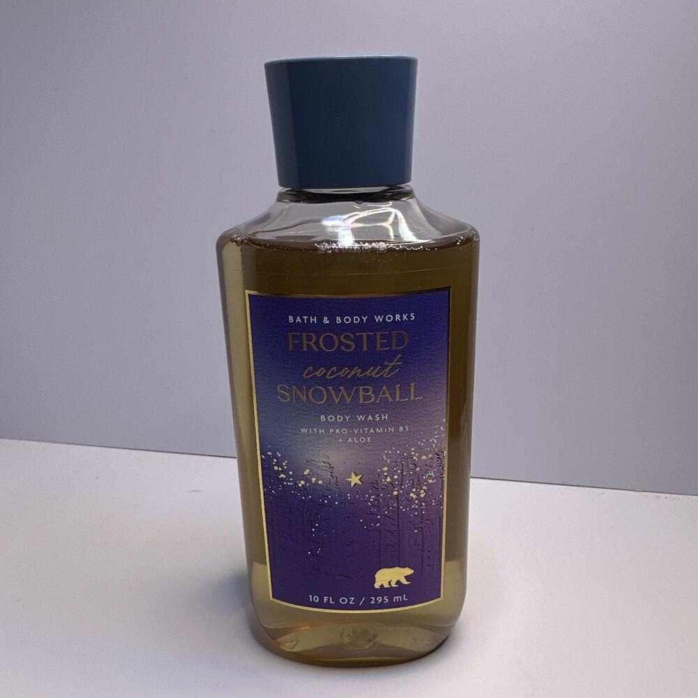 Bath & Body Works Frosted Coconut Snowball Body Wash 10 Fl Oz New